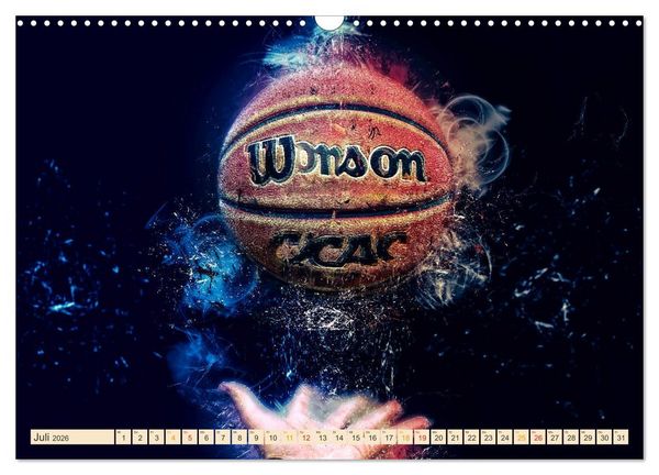 Produktbild: Basketball extrem (Wandkalender 2026 DIN A3 quer), CALVENDO Monatskalender