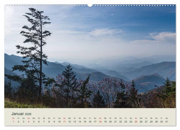 Produktbild: Appalachen - S&uuml;d (hochwertiger Premium Wandkalender 2026 DIN A2 quer), Kunstdruck in Hochglanz