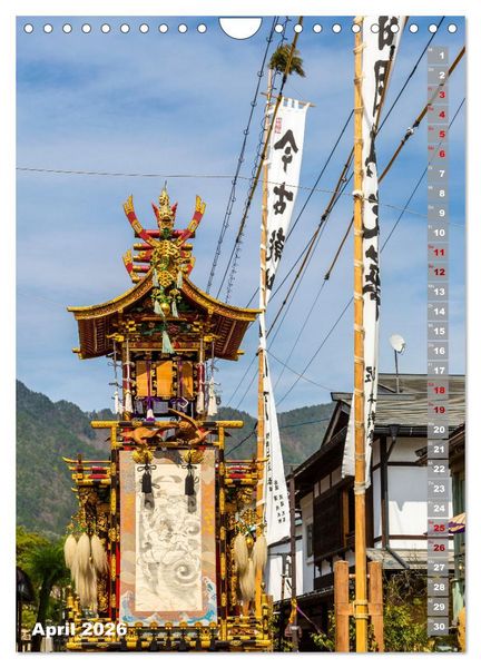 Produktbild: DER ZAUBER JAPANS Faszinierende Impressionen (Wandkalender 2026 DIN A4 hoch), CALVENDO Monatskalender