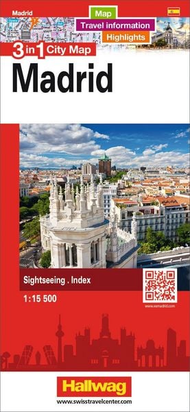 Produktbild: Hallwag Stadtplan Madrid