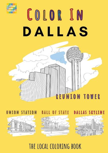 Produktbild: Dallas Coloring Book