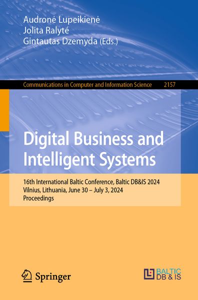 Produktbild: Digital Business and Intelligent Systems