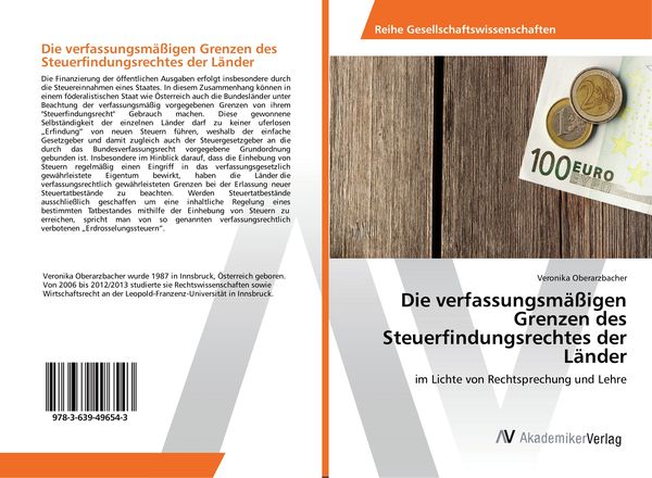 Produktbild: Die verfassungsm&auml;&szlig;igen Grenzen des Steuerfindungsrechtes der L&auml;nder
