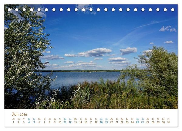 Produktbild: Brombachsee und Umgebung (Tischkalender 2026 DIN A5 quer), CALVENDO Monatskalender
