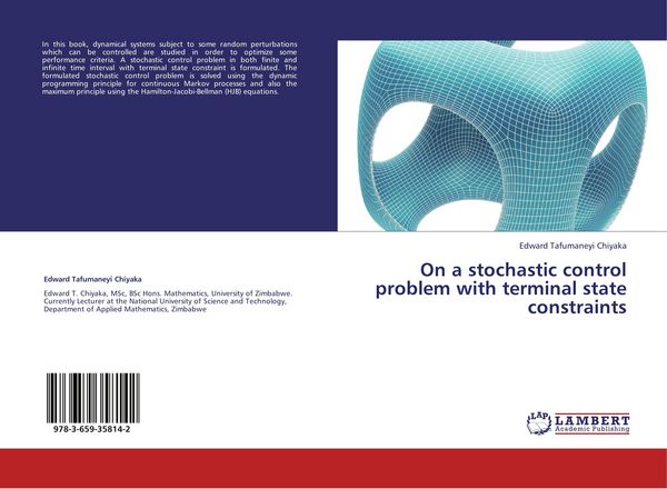 Produktbild: On a stochastic control problem with terminal state constraints