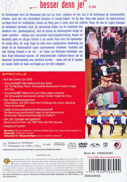 Produktbild: The Big Bang Theory - Staffel 9 [3 DVDs]