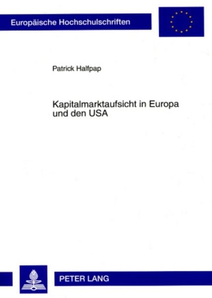 Produktbild: Kapitalmarktaufsicht in Europa und den USA