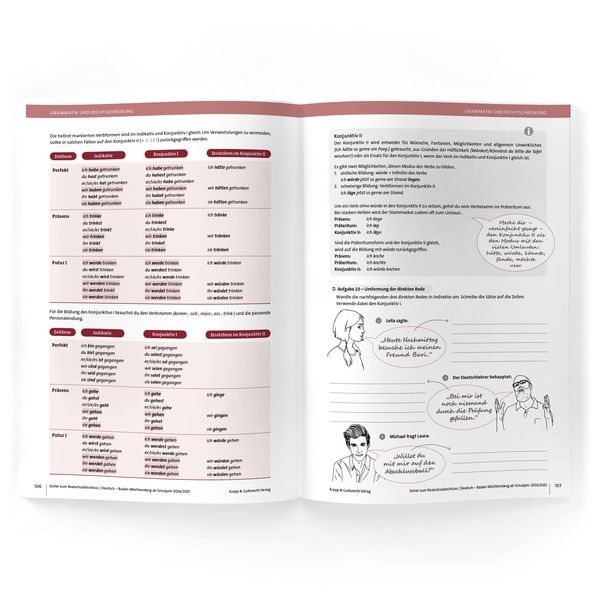 Produktbild: Sicher zum Realschulabschluss Deutsch Baden-W&uuml;rttemberg 2026 &ndash; inkl. L&ouml;sungen und Download