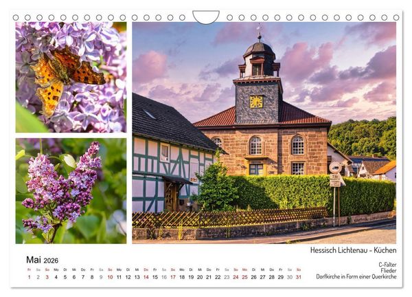 Produktbild: M&auml;rchenhaftes Hessisch Lichtenau (Wandkalender 2026 DIN A4 quer), CALVENDO Monatskalender