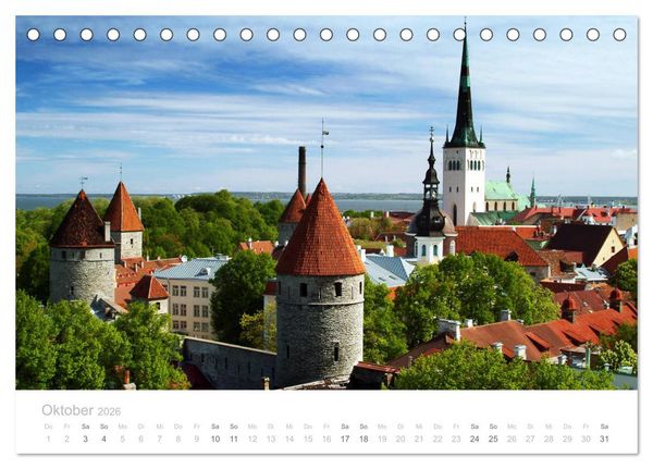 Produktbild: Hafenst&auml;dte der Ostsee (Tischkalender 2026 DIN A5 quer), CALVENDO Monatskalender