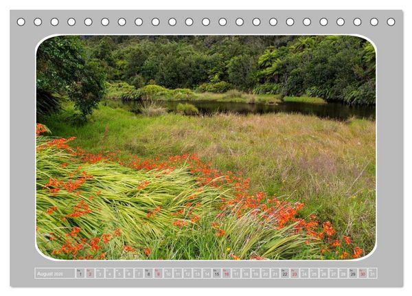 Produktbild: Neuseeland - Die S&uuml;dinsel (Tischkalender 2026 DIN A5 quer), CALVENDO Monatskalender