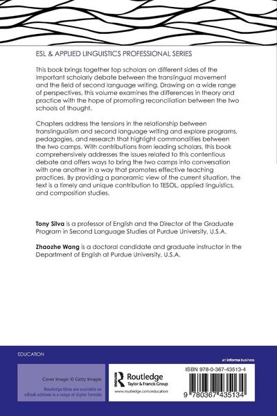 Produktbild: Reconciling Translingualism and Second Language Writing