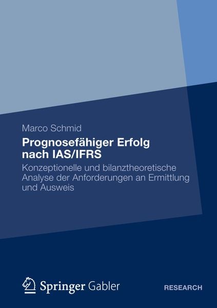 Produktbild: Prognosef&auml;higer Erfolg nach IAS/IFRS