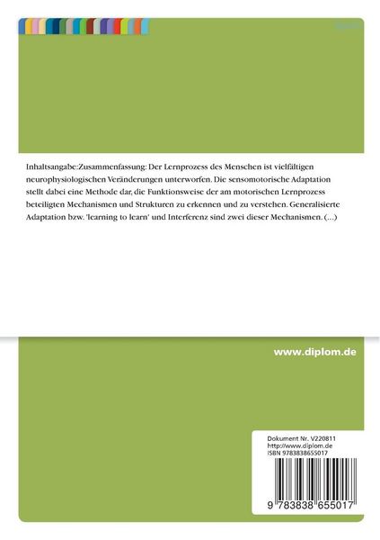 Produktbild: Generalisierte Adaption und Interferenz