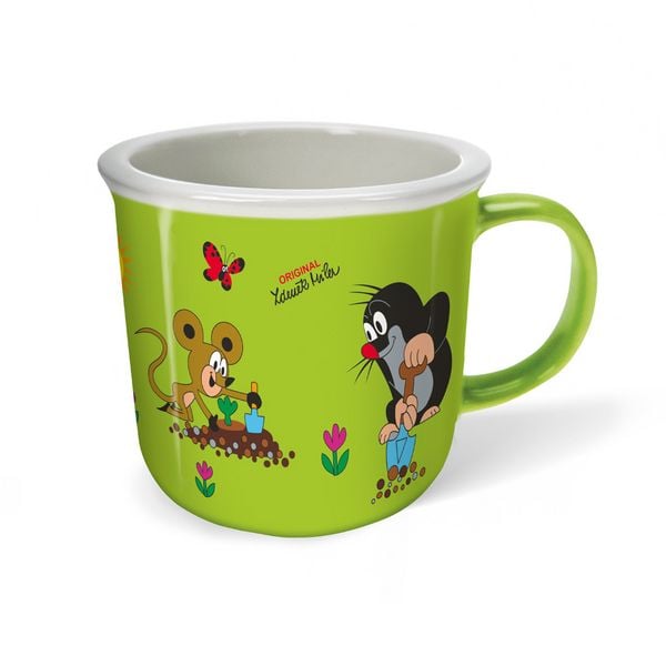 Produktbild: Tr&ouml;tsch Der kleine Maulwurf Tasse Porzellantasse Gartenfreunde