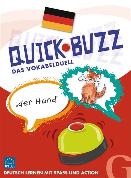 QUICK BUZZ – Das Vokabelduell – Deutsch, Game von Gerhard Grubbe, Hueber, 978-3-19-699586-2