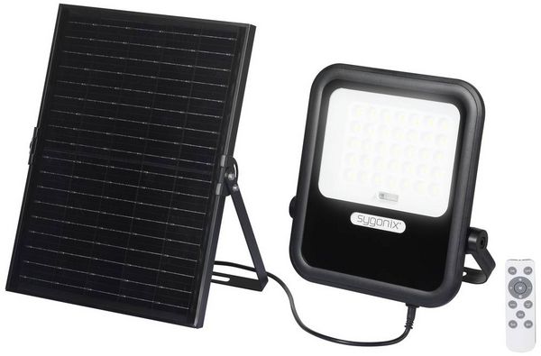 Produktbild: Sygonix SY-6313014 Solar-Wandstrahler 20W Leuchtfarben: Warmwei&szlig;