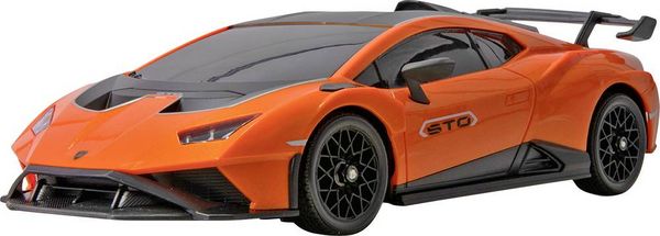 Amewi Lamborghini Huracan STO Drift Car Orange Brushed 1:18 RC Modellauto Elektro Drift Allradantrieb (4WD) RtR 2,4GHz inkl. Akku