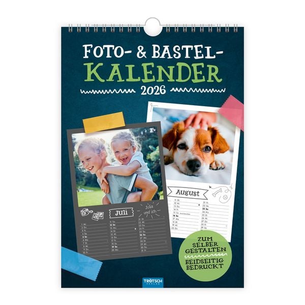 Produktbild: Trötsch Foto- und Bastelkalender A4 2026