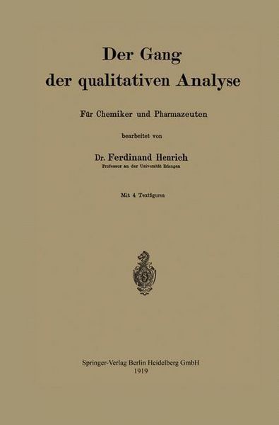 Produktbild: Der Gang der qualitativen analyse