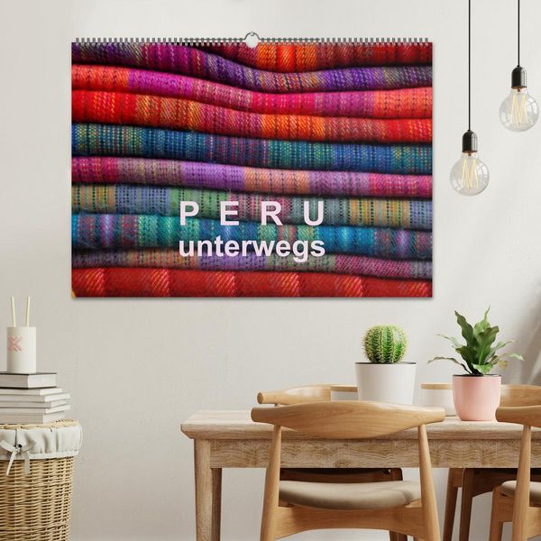 Produktbild: Peru &ndash; unterwegs (Wandkalender 2026 DIN A2 quer), CALVENDO Monatskalender