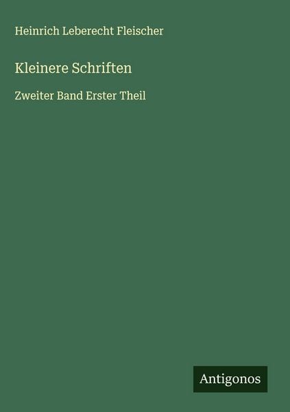 Produktbild: Kleinere Schriften