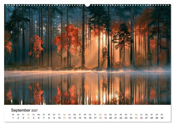 Produktbild: Zeitreise Natur (Wandkalender 2027 DIN A2 quer), CALVENDO Monatskalender