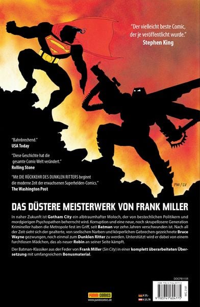 Produktbild: Batman: Dark Knight I: Die R&uuml;ckkehr des Dunklen Ritters (&uuml;berarbeitete Neuauflage)