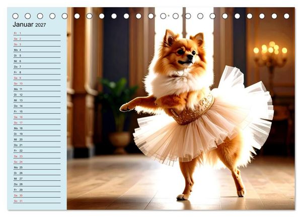 Produktbild: Tierisch kreativ: Hobbies im Tierreich (Tischkalender 2027 DIN A5 quer), CALVENDO Monatskalender