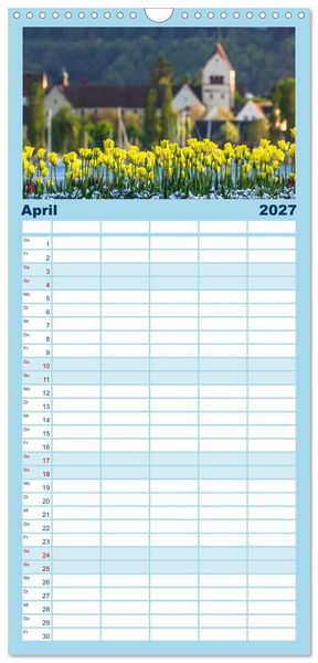 Produktbild: Familienplaner 2027 - Allensbach am Bodensee mit 5 Spalten (Wandkalender, 21 x 45 cm) CALVENDO