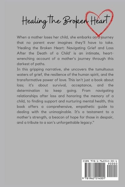 Produktbild: Healing The Broken Heart Navigating Grief and Loss After The Death Of a Child