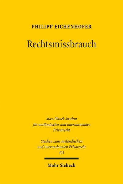 Produktbild: Rechtsmissbrauch