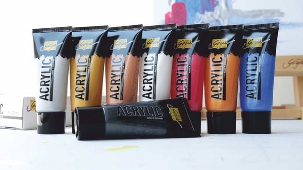 Produktbild: KREUL SOLO GOYA Acrylic 20 ml 8er Set Effect Colors