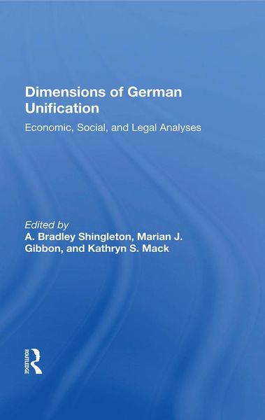 Produktbild: Dimensions Of German Unification