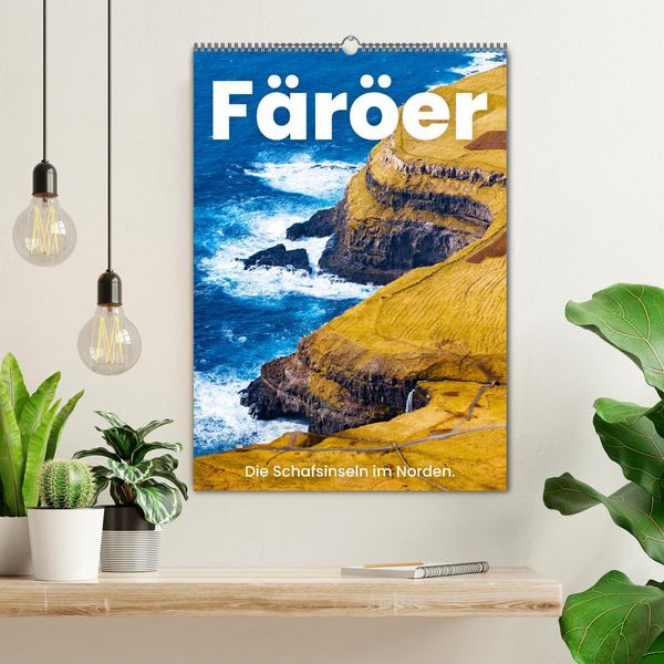 Produktbild: F&auml;r&ouml;er - Die Schafsinseln im Norden. (Wandkalender 2026 DIN A2 hoch), CALVENDO Monatskalender