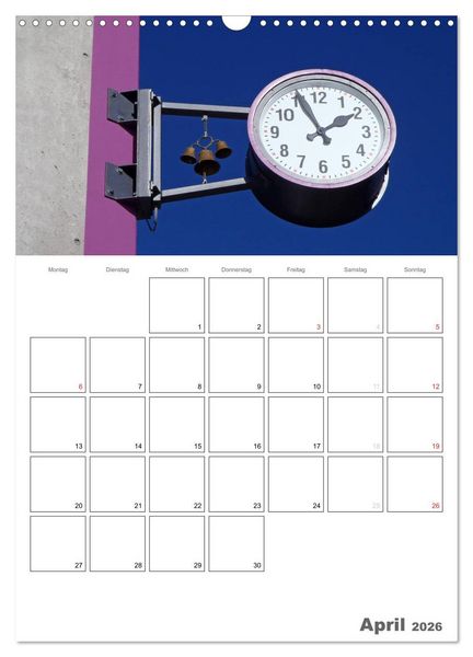 Produktbild: Historische Uhren (Wandkalender 2026 DIN A3 hoch), CALVENDO Monatskalender
