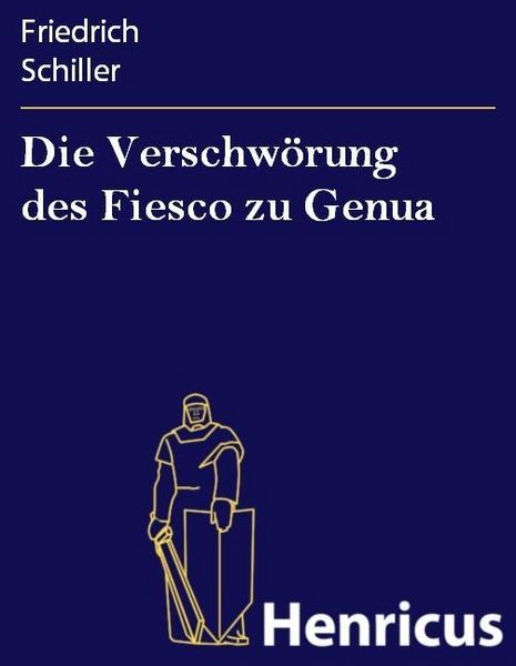 Produktbild: Die Verschw&ouml;rung des Fiesco zu Genua