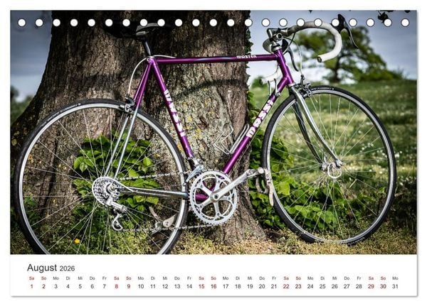 Produktbild: Stahlrenner - Rennrad-Klassiker aus Europa (Tischkalender 2026 DIN A5 quer), CALVENDO Monatskalender