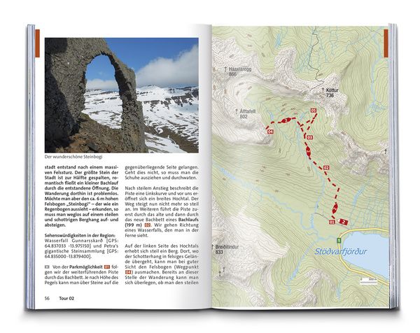 Produktbild: KOMPASS Wanderf&uuml;hrer Island, 70 Touren mit Extra-Tourenkarte