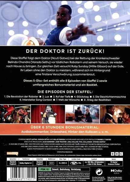 Produktbild: Doctor Who - Staffel 2 (Staffel 15) [5 DVDs]