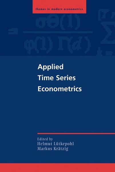 Produktbild: Applied Time Series Econometrics