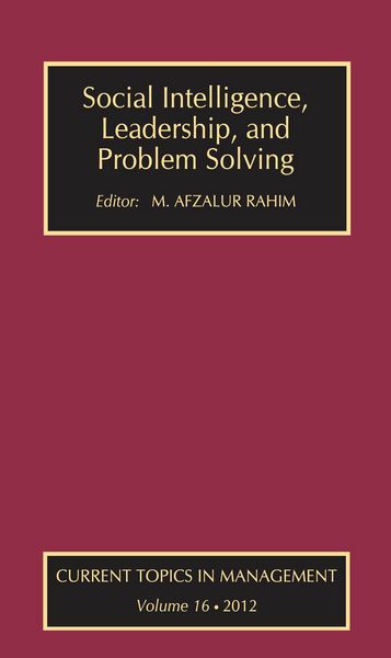 Produktbild: Social Intelligence, Leadership, and Problem Solving