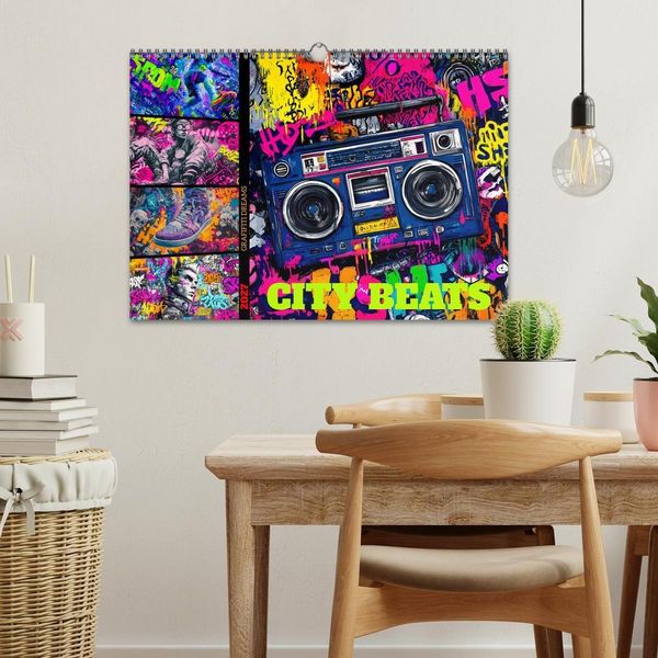 Produktbild: City Beats - Graffiti Dreams (Wandkalender 2027 DIN A3 quer), CALVENDO Monatskalender