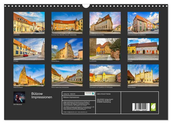 Produktbild: B&uuml;tzow Impressionen (Wandkalender 2026 DIN A3 quer), CALVENDO Monatskalender