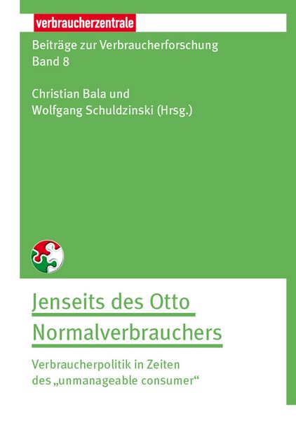 Produktbild: Beitr&auml;ge zur Verbraucherforschung Band 8 Jenseit des Otto Normalverbrauchers