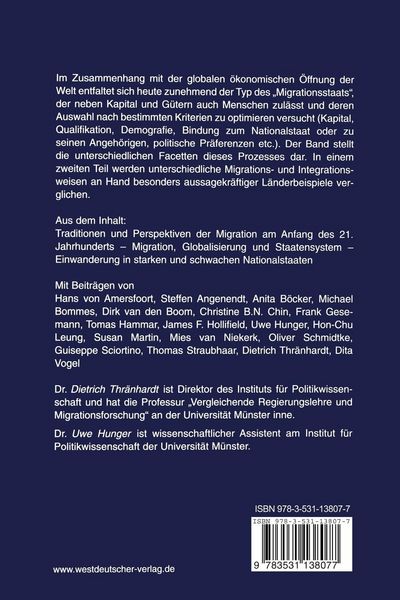 Produktbild: Migration im Spannungsfeld von Globalisierung und Nationalstaat