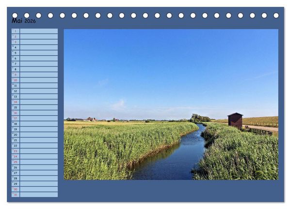 Produktbild: Faszinierendes Friesland (Tischkalender 2026 DIN A5 quer), CALVENDO Monatskalender