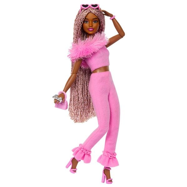 Produktbild: Barbie Deluxe Style Puppe -geflochtene Zöpfe