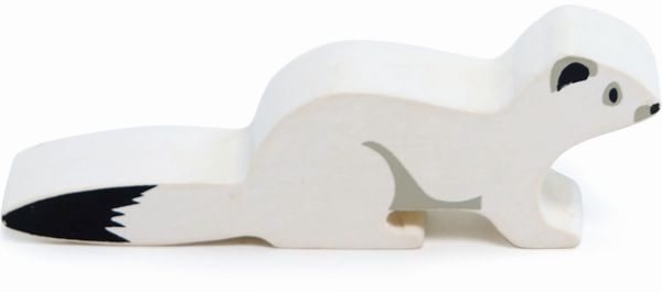 Produktbild: TENDER LEAF TOYS - Holztier Hermelin weiss