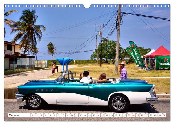 Produktbild: BUICK '55 - Mit 70 unterwegs in Kuba (Wandkalender 2026 DIN A3 quer), CALVENDO Monatskalender